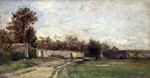 欧洲12-19世纪油画四_DAUBIGNY, Charles-Francois The Garden Wall